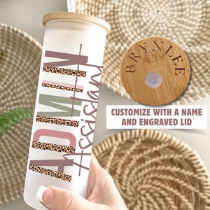 Administrative Assistant Gift, Admin Professional Day Gifts, Admin Gift for Admin Assistant, 20oz Skinny Tumbler Employee Appreciation Gift
