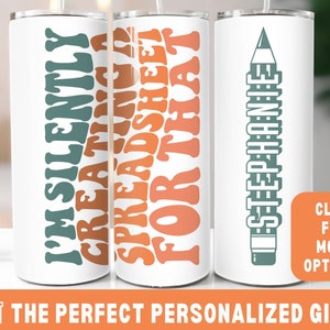 Personalized Coworker Gift Funny, Work Bestie Gift, Coworker Appreciation Gift, Colleague Thank You Gift, Funny Spreadsheet Travel Cup Gift