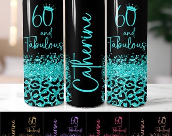 60th Birthday, 60th Birthday Gift, Bestfriend Birthday Gift, 60 Birthday for Women, 60th Birthday Ideas, Personalized 60th Birthday Tumbler