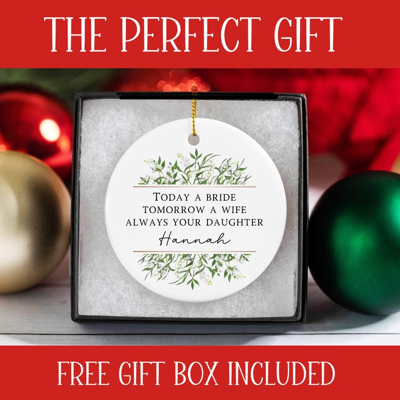 Mother of the Bride Gift From Daughter, Bridal Shower Gift for Parents