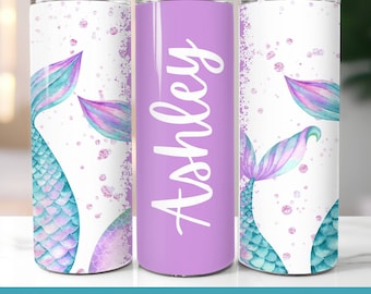 Mermaid Tumbler, Mermaid Bachelorette, Mermaid Core, Mermaid Bachelorette Cups, Nautical Bachelorette, Mermaid Tail Tumbler With Straw