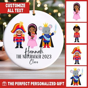 Nutcracker Ornament Personalized, Clara Nutcracker Ornament, Nutcracker Ballet Ornament Nutcracker Gift Ballerina Ornament Custom Nutcracker