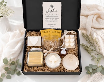 Christian New Mom Care Package, Faith Based Pregnancy Care Package, Gift For New Mom Gift Basket, Self Care Gift Box, First Time Mom Gift
