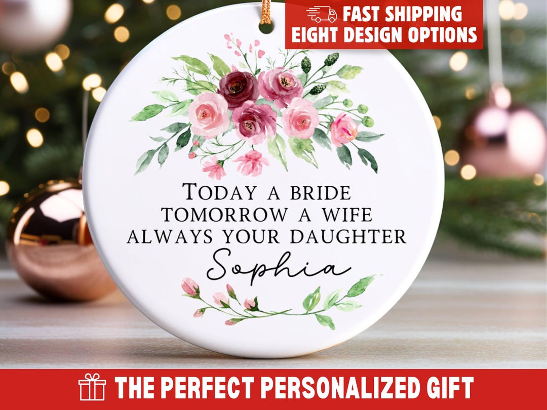 Mother of the Bride Gift From Daughter, Bridal Shower Gift for Parents
