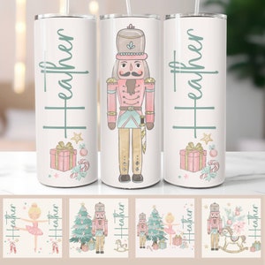 Nutcracker Ballet Gifts, Custom Nutcracker Soldier, Personalized Nutcracker Christmas Tumbler, Custom Nutcracker Tumbler Cup Ballerina Gift