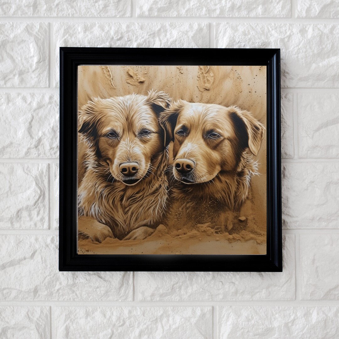 Ai Art Print, Ai-generated Art, Ai Portrait, Sand Portrait, Digital Art ...