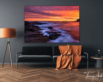 Laguna Beach Sunset Photo, Crescent Bay Sunset, California Sunset Photography, Laguna Beach Art, Laguna Beach Wall Décor, Sunset Wall Art