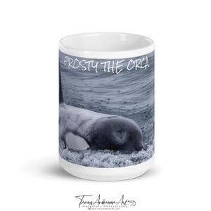 Orca Lover Coffee Mug, Killer Whale Mug, Orca Lover Gift, Ocean Animal Mug, Marine Life Coffee Mug, Ocean Themed Gift, Nautical Coffee Mug