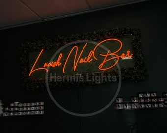 Letrero de neón LED personalizado: decoración personalizada para bodas y bares