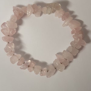 Real Handmade White Gemstone Bracelet