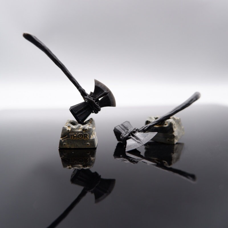 Thor Axe Stormbreaker Keycap Thor Hammer Custom Resin Keycap Etsy