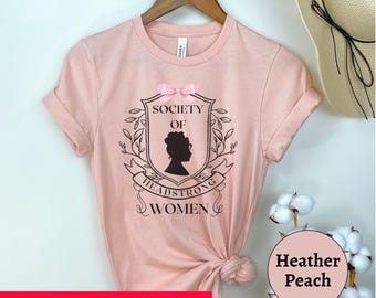 Obstinate Headstrong Woman Shirt | Jane Austen Pride and Prejudice Tee | Feminist Literary Gift | Bookish Coquette Shirt