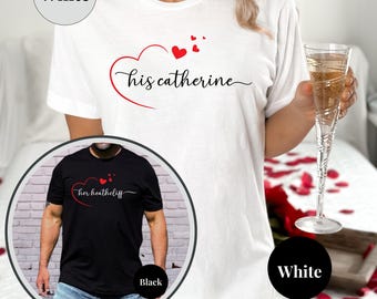 Wuthering Heights Shirt | Heathcliff and Catherine | Emily Bronte Matching Couples T-Shirt