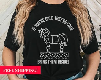 Trojansk häst meme-tröja | Rolig historia-t-shirt | Trojanska kriget humor | Unisex antikens Grekland-tröja för historieälskare | Grekisk mytologi-present