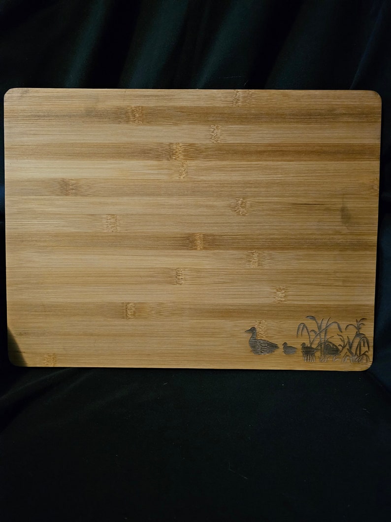 Laser Engraved Bamboo Cutting Boards Etsy