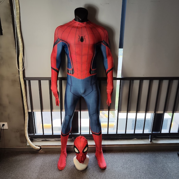 Costume cosplay di Spider-Man Homecoming Costume da Peter Parker