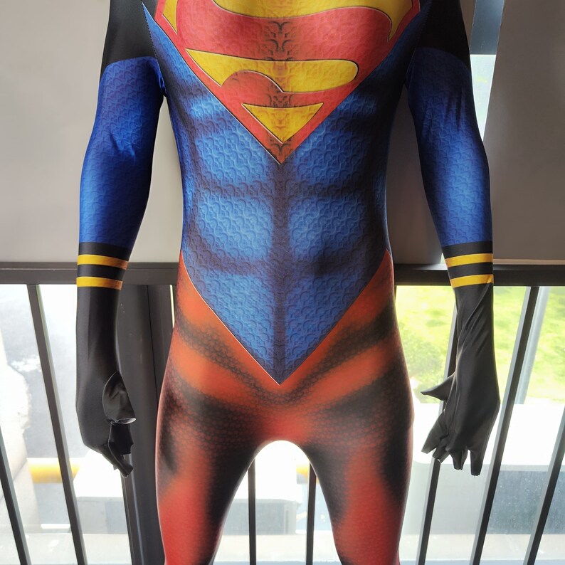 Young Justice Superboy Costume Cosplay Suit Konel Bodysuit Etsy