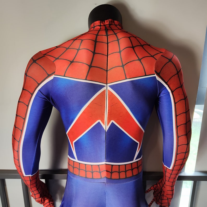 Spider Man Ps4 Spider Punk Suit Bodysuit Costume Cosplay For Adult Kids