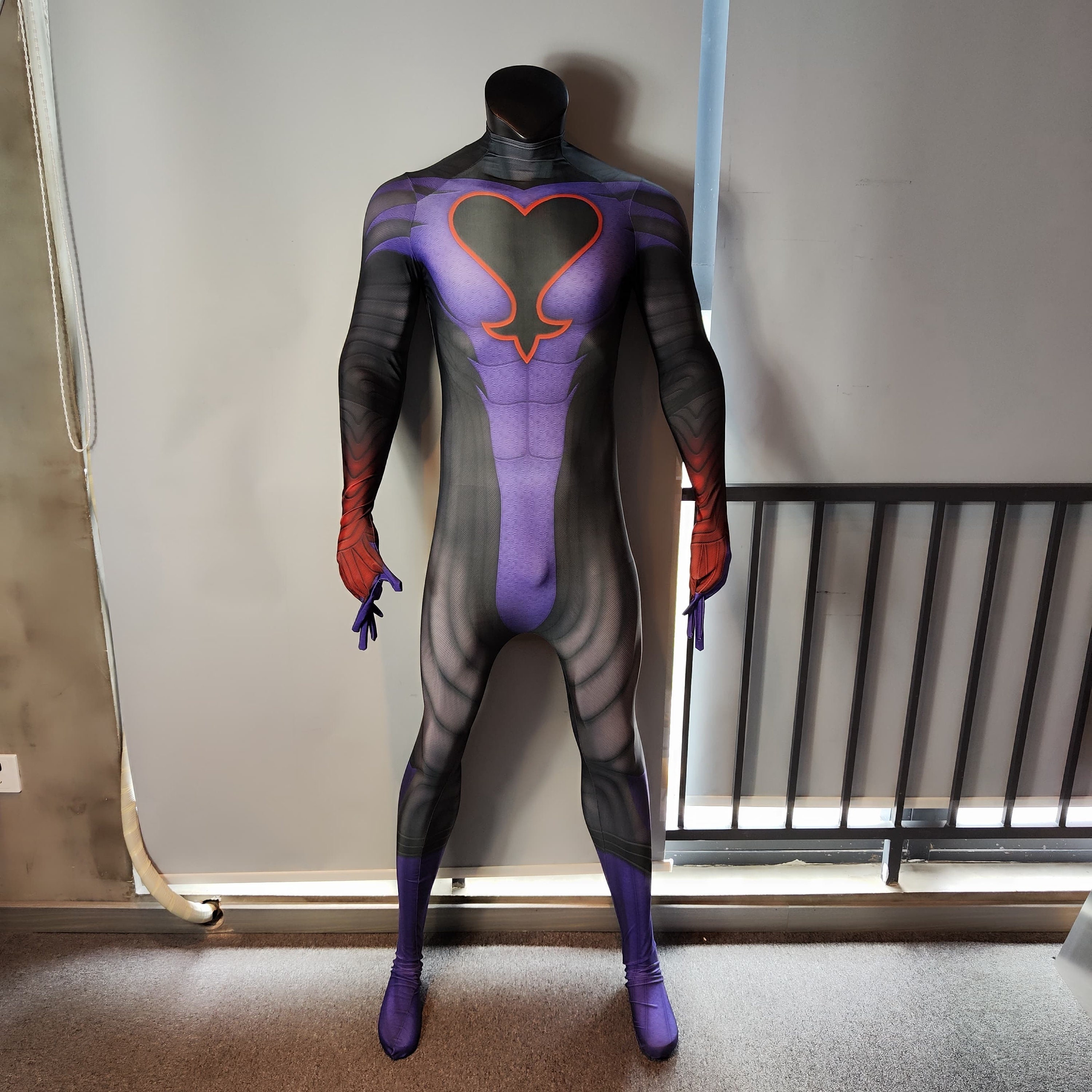 Kingdom Hearts Riku Replica Suit Bodysuit Costume Cosplay
