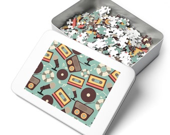 Retro Music Jigsaw Puzzle: Family Fun, Birthday Gift