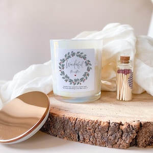 Personalised Scented Mum Candle Thoughtful Gift for Mother&#39;s Day Birthday Christmas Handmade Vegan New Mum First Mothers Day Keepsake Mama