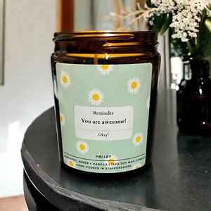 Pick me up gift, Scented soy candle gift, Well done gift