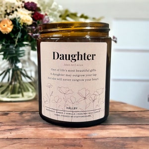 Daughter birthday gifts, Daughter candle, Gifts for daughter, Candle for daughter, Best daughter gifts, Daughter presents