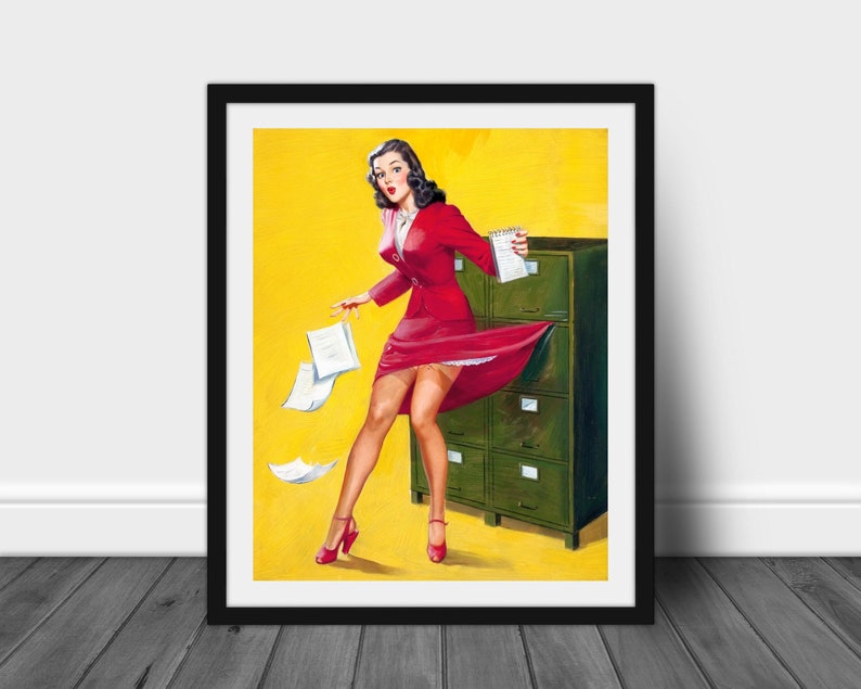 Set of 27 Al Buell Pin up Posters Vintage American Pin up Posters High Resolution Digital