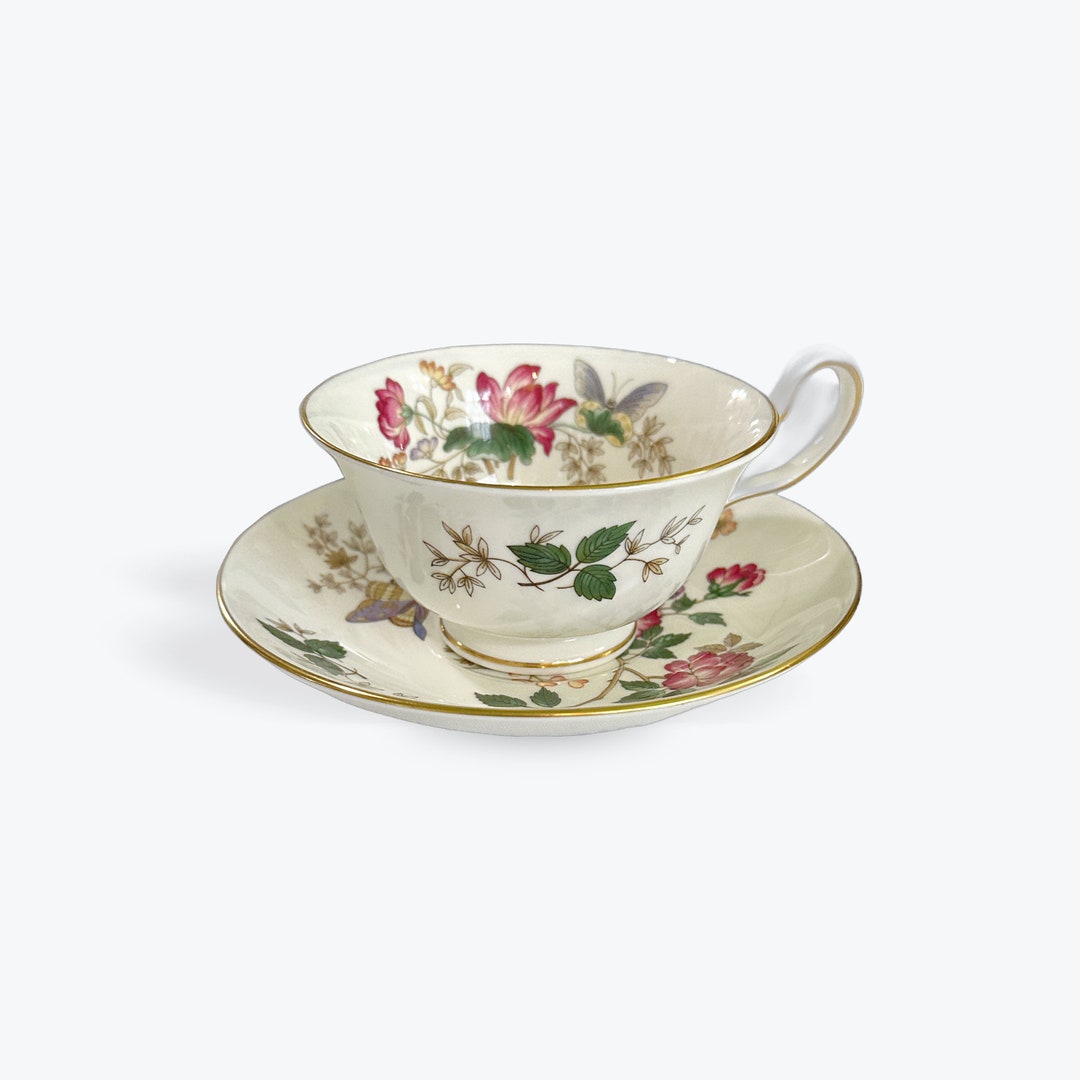 Vintage Wedgwood Charnwood Bone China Cup and Saucer Etsy