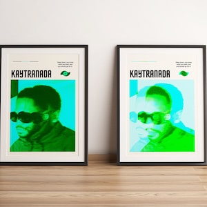 Kaytranada Poster Art Prints, Muziek Posters, Muziek Art Prints
