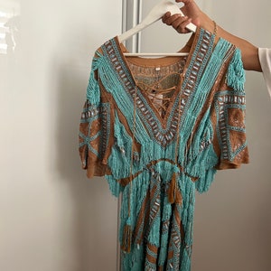 Vintage Boho super iconic Embroidered Dress