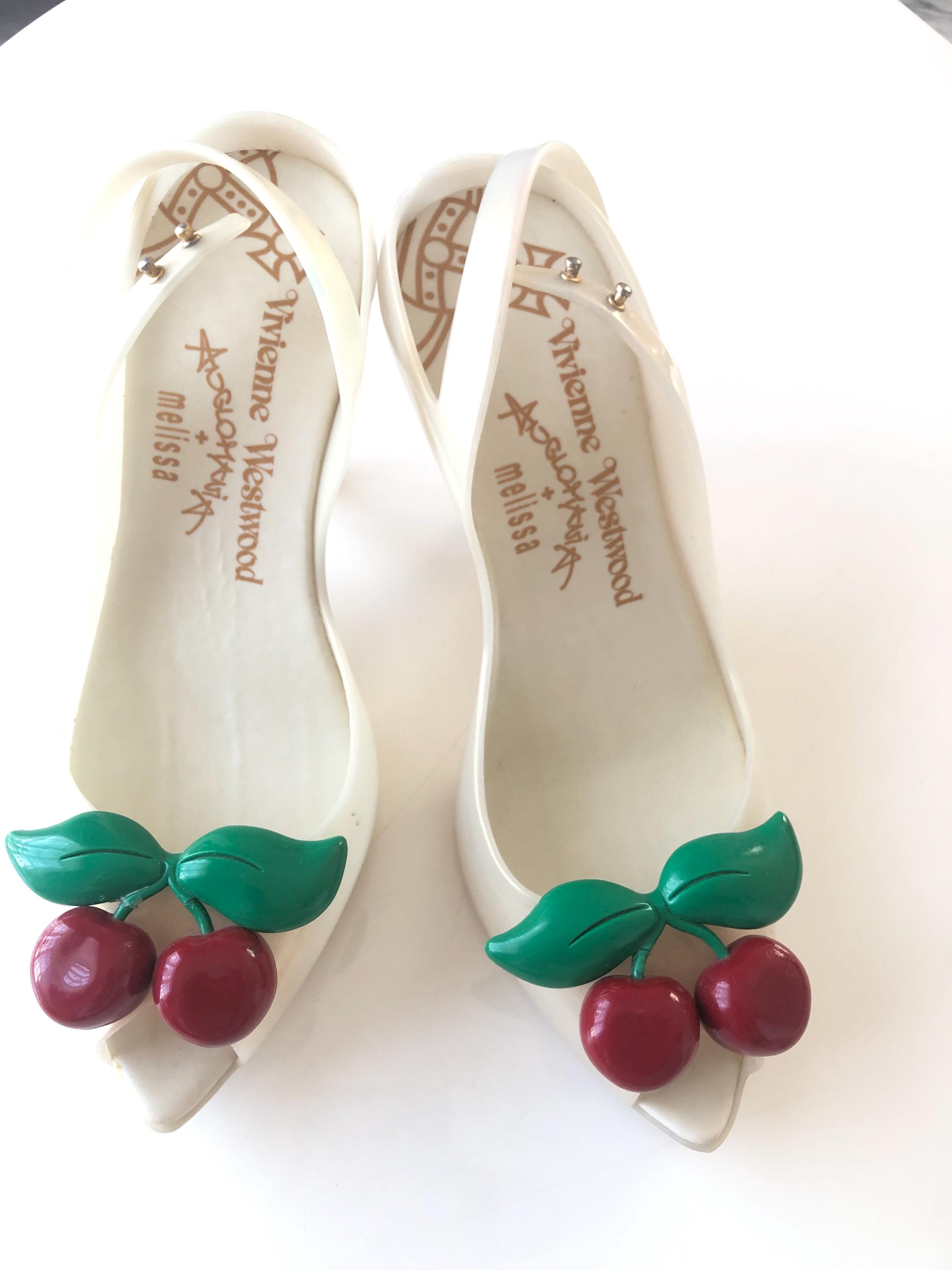 vivianwestwood melissaバレエシューズ　サイズ38 Vivienne Westwood Melissa (size Eu 38) Cherry Shoes Iconic - Etsy