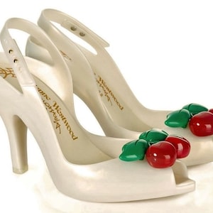 Vivienne Westwood Melissa (size Eu 38) Cherry shoes iconic