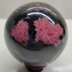 Rhodonite Sphere 63.5mm Approx.