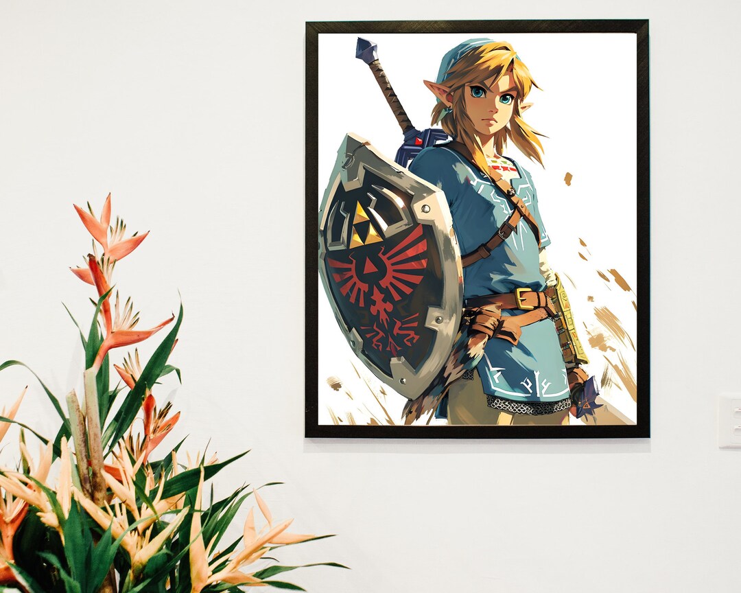 Link From Zelda Tears of the Kingdom, BOTW, Legend of Zelda, Anime