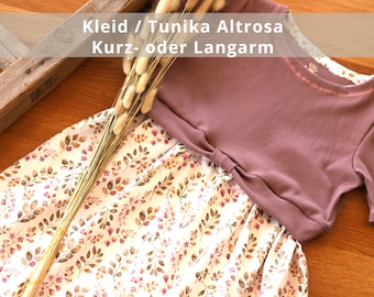Girly Sweater Kleid / Tunika Altrosa