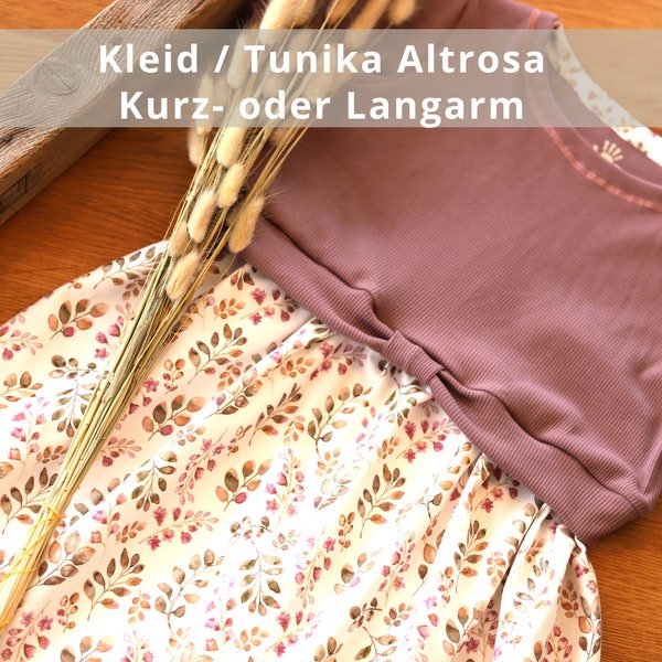 Girly Sweater Kleid / Tunika Altrosa