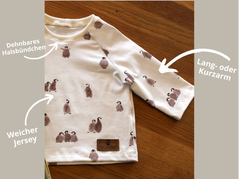 T-Shirt / Langarmshirt Pinguine Bild 2