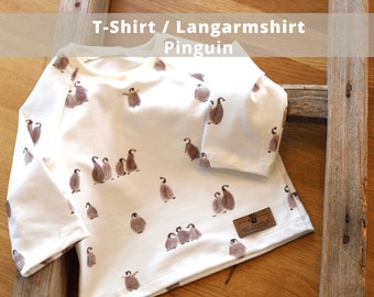 T-Shirt / Langarmshirt Pinguine