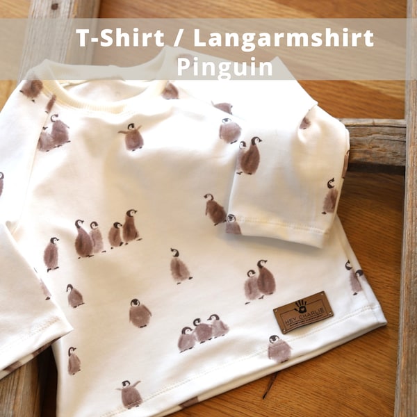 T-Shirt / Langarmshirt Pinguine