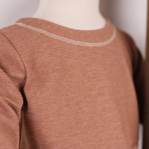 Girly Sweater Kleid/ Tunika Ripp Farbklekse Bild 4
