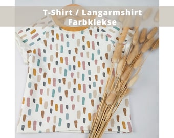 T-Shirt / Langarmshirt Farbklekse