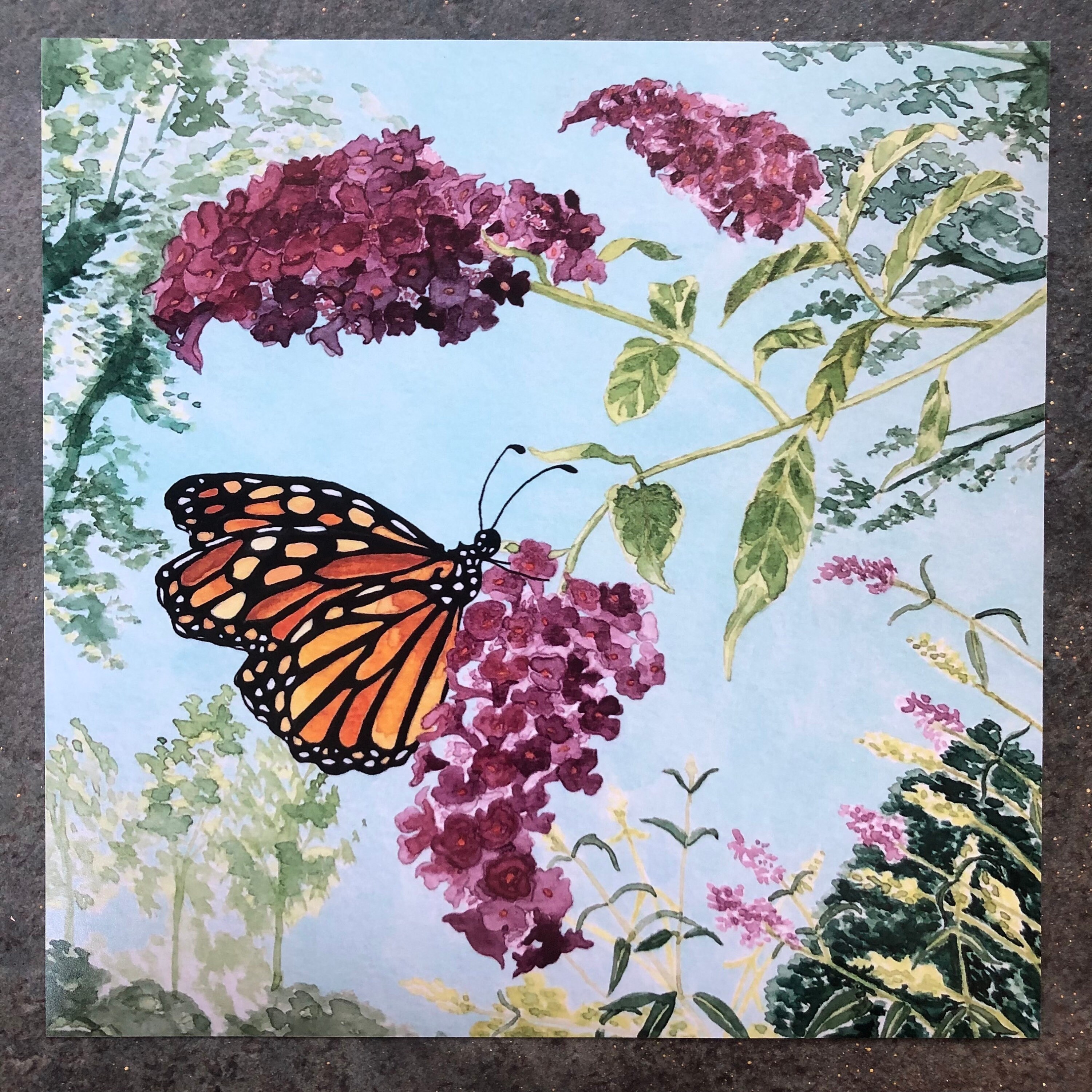 Monarch Butterfly Art Print - Watercolor Art Print - Watercolor ...