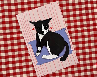 Lounge Cat art print