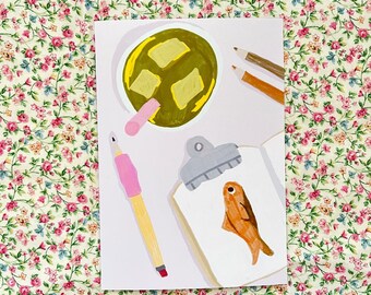 Matcha Fish art print