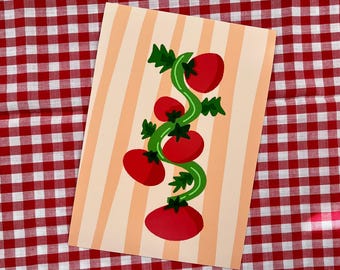 Tomato Vine art print