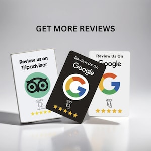NFC Google Review Card, Trip Advisor Review Card - Get more reviews