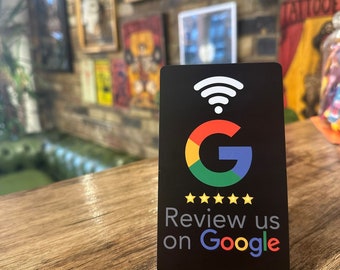 Soporte NFC para reseñas de Google / Obtén más reseñas en Google / Soporte para reseñas de Google Desktop / Exhibidor de reseñas de negocios / Herramienta de marketing para pequeñas empresas