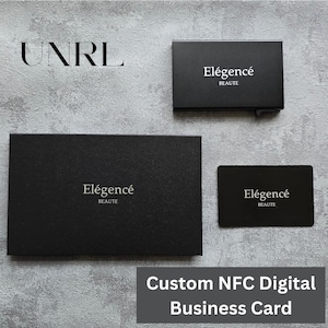 Cartão de visita NFC inteligente personalizado para networking profissional - Cartão de visita digital sem contato personalizado. Cartões de visita de metal.