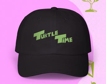 Turtle Time Embroidered Hat